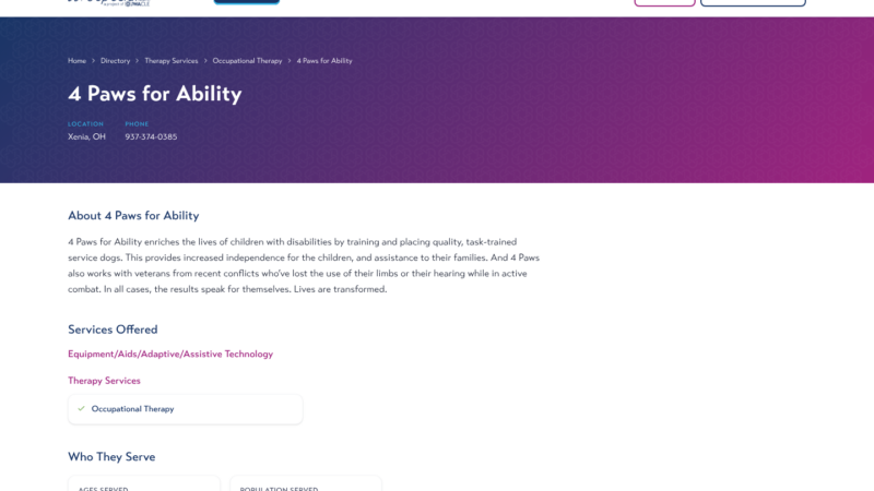 An Accessible Directory for Families, Built with Agentic AI