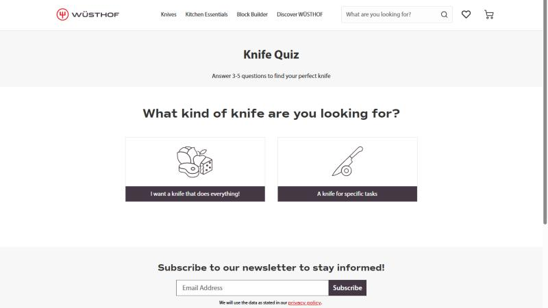 The Knife Finder